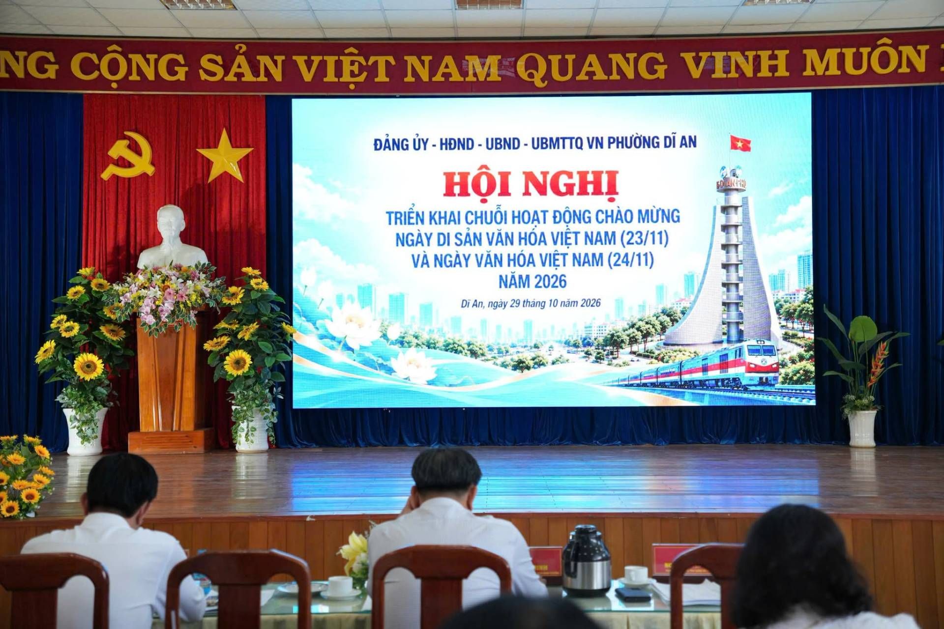 PHƯỜNG DĨ AN TRIỂN KHAI CHUỖI HOẠT ĐỘNG CHÀO MỪNG NGÀY DI SẢN VĂN HÓA VÀ NGÀY VĂN HÓA VIỆT NAM NĂM 2026